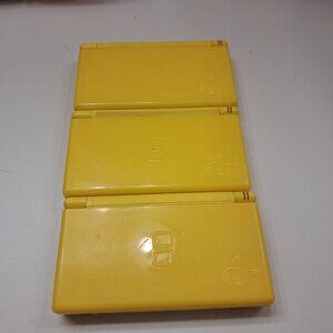 Authentic Nintendo DS Lite Console With Charger Pokémon Pikachu Edition Yellow